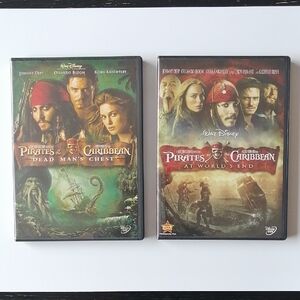 🌷3/$25🌷Disney Pirates of the Caribbean DVD Set (2)